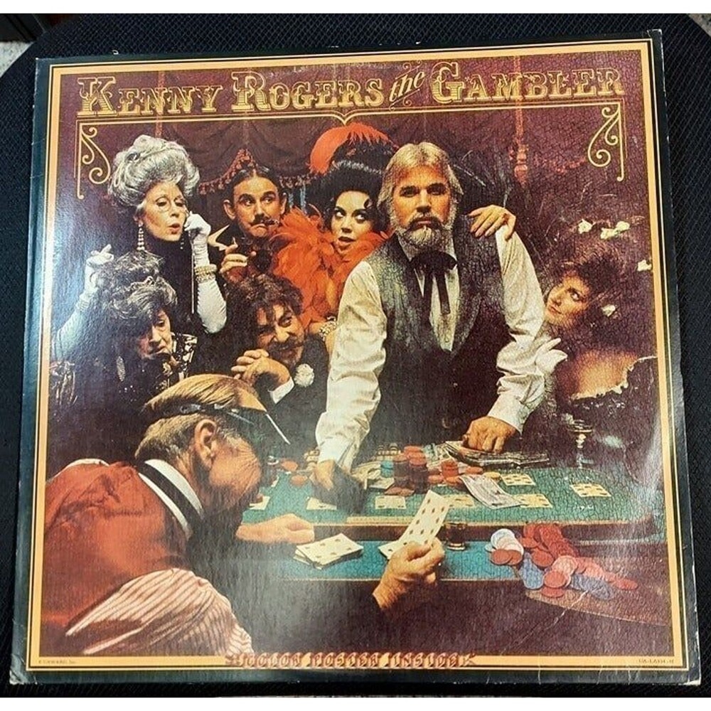LP Vinyl Record Album 2-Pack: Kenny Rogers "The Gambler", Randy Newman Sail Away